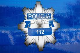 Logo Policja z numerem alarmowym 112