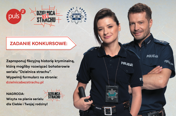 Zdjęcie przedstawia dwóch policjantów.