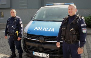 Policjanci OPI KPP w Choszcznie
st.sierż. Patryk Arczyński oraz sierż. Dariusz Jarecki