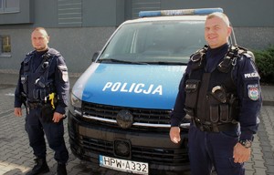 Policjanci OPI KPP w Choszcznie
st.sierż. Patryk Arczyński oraz sierż. Dariusz Jarecki