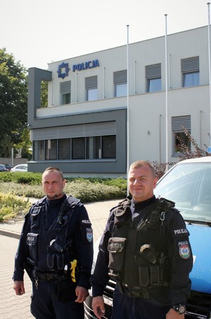 Policjanci OPI KPP w Choszcznie
st.sierż. Patryk Arczyński oraz sierż. Dariusz Jarecki