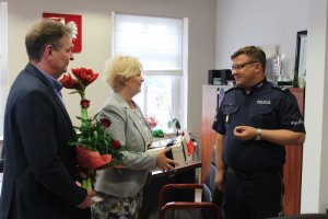 Starosta składa podziękowania inspektorowi Ireneuszowi Winnickiemu